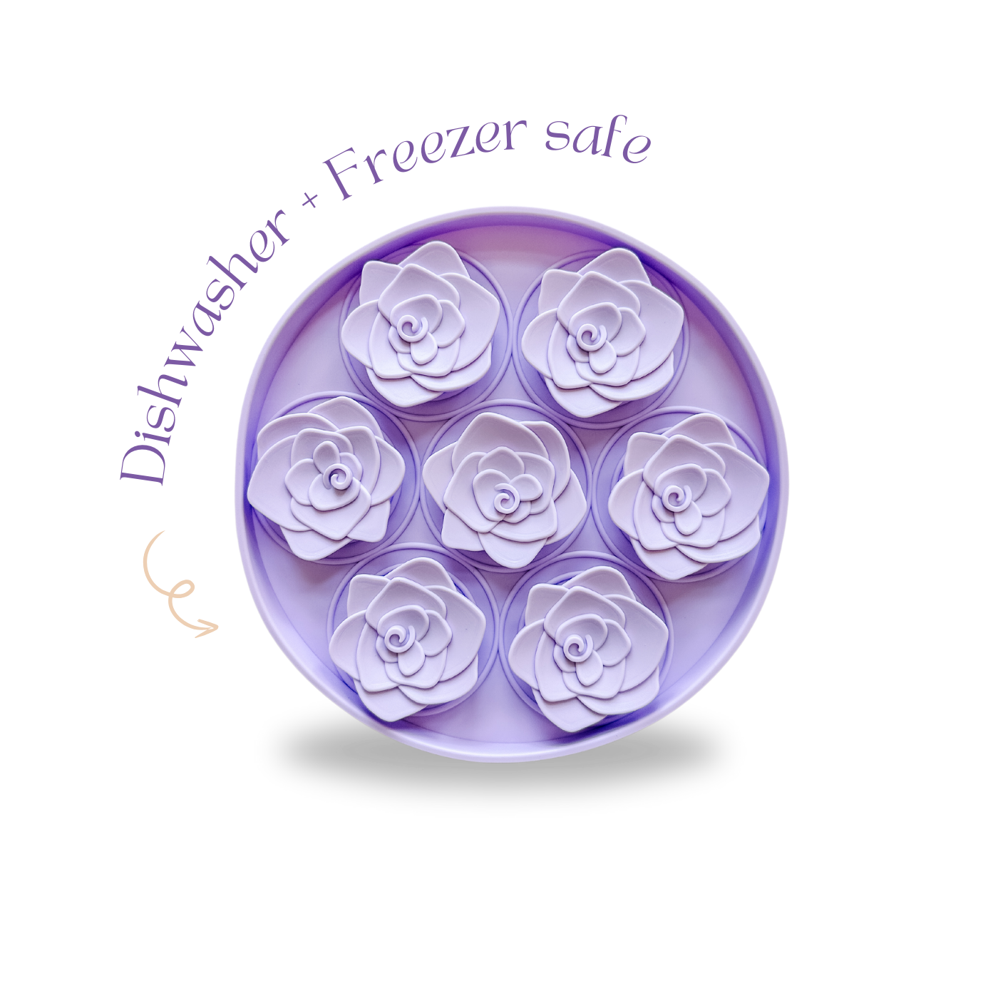Gamelle anti-glouton Fleur Violet