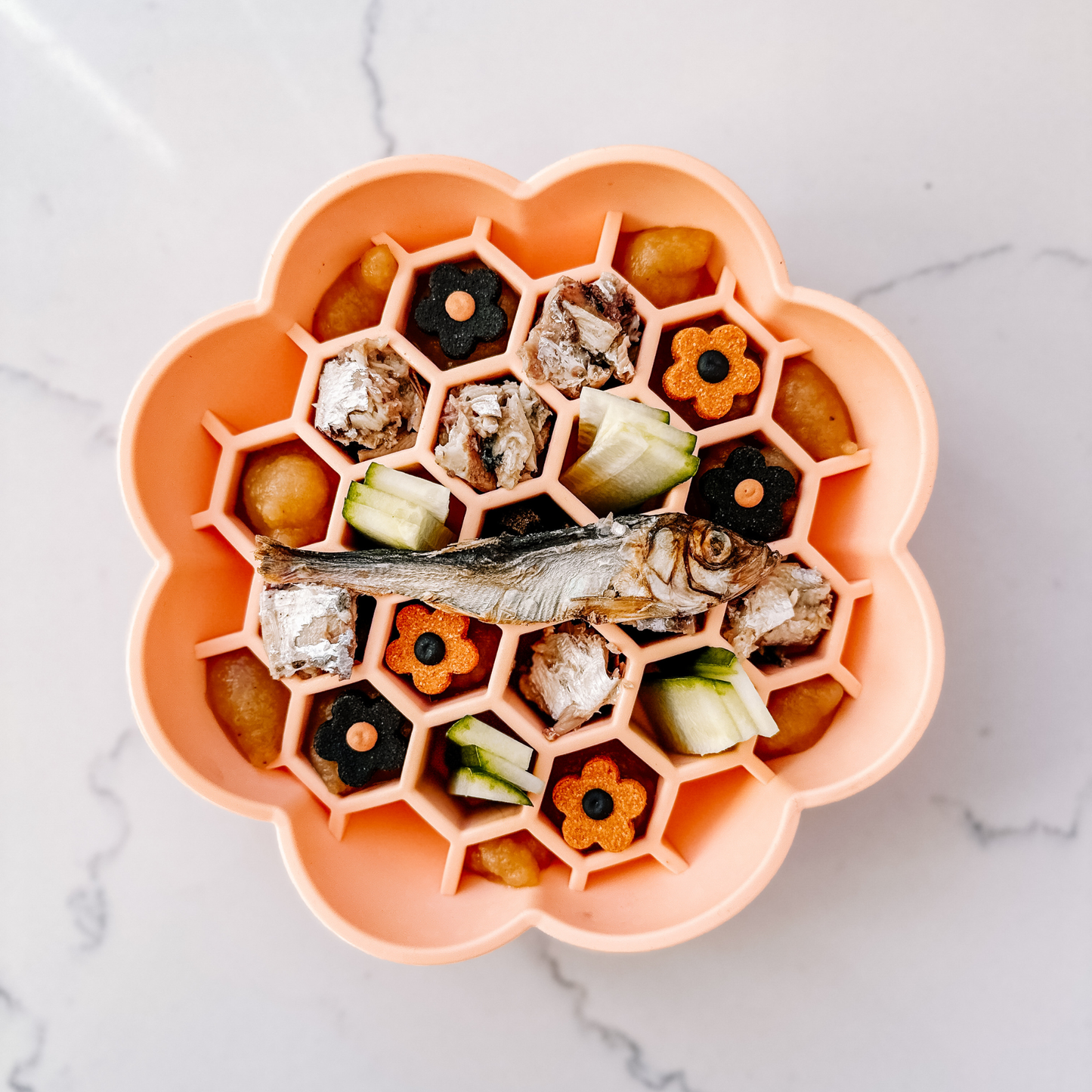 Gamelle anti-glouton Abeille Orange