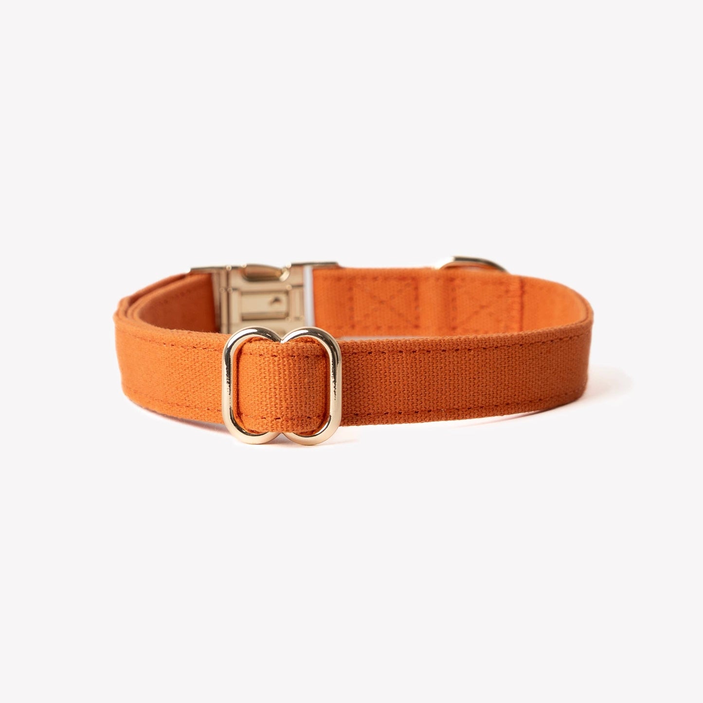 Collier pour chien en toile - Terracotta