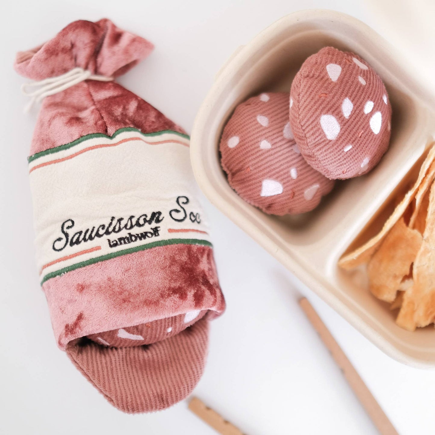 Jouet pour chiens - saucisson sec