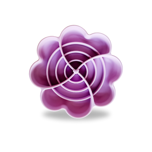 Gamelle anti-glouton rose
