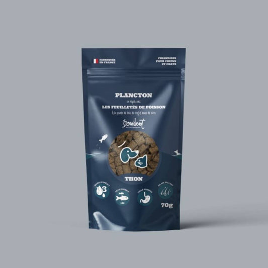 Évident - Friandises feuilletées de poisson chiens et chats